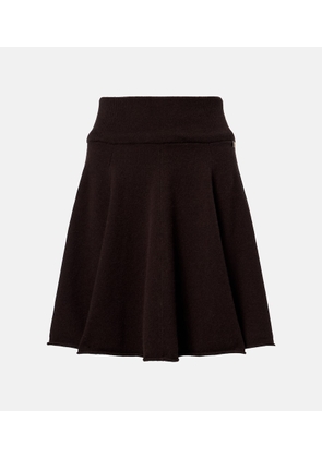 Extreme Cashmere NÂ°379 Girl cashmere-blend miniskirt