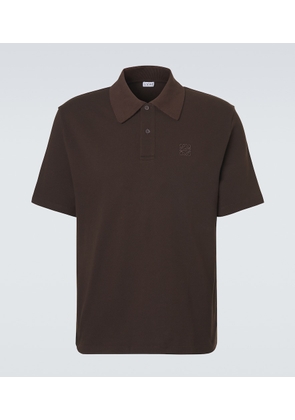 Loewe Anagram cotton pique polo shirt