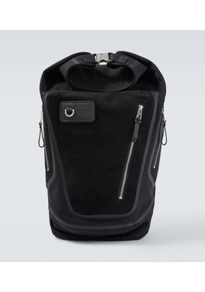 Loewe Flex canvas and suede backpack