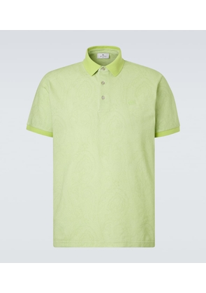 Etro Paisley cotton polo shirt