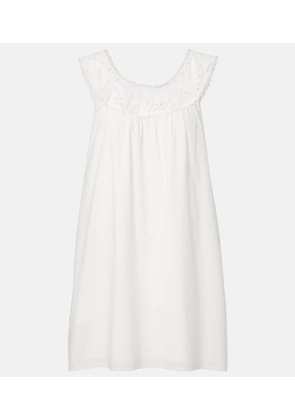 Posse Salma embroidered cotton minidress