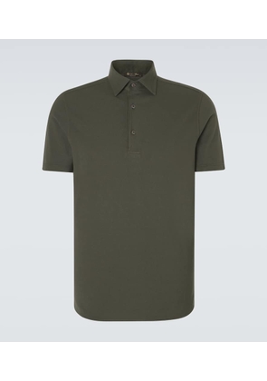 Loro Piana Brenna cotton pique polo shirt