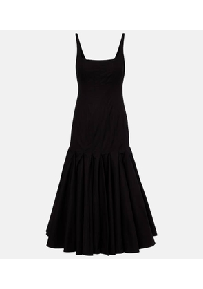 Jacquemus Agave cotton poplin midi dress