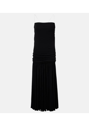 Jacquemus Abiha gathered jersey midi dress