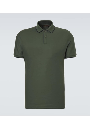 Loro Piana Brentwood cotton-blend pique polo shirt