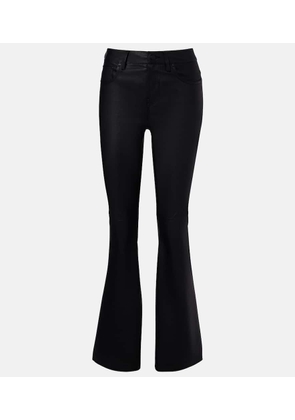 AG Jeans Sophie leather bootcut pants