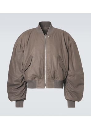 Rick Owens Secchia Flight leather bomber jacket