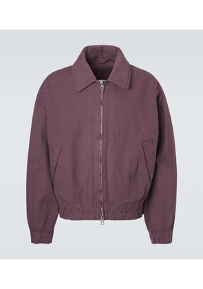 Our Legacy Command cotton and linen bomber jacket