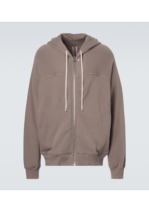 Rick Owens Cotton jersey hoodie