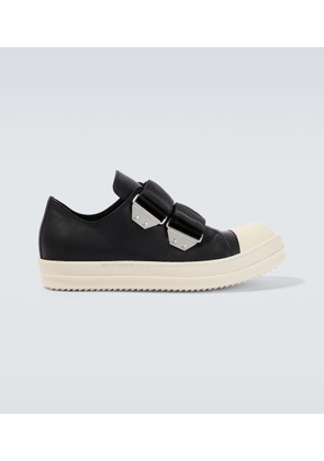 Rick Owens Low Strap Sneaks leather sneakers