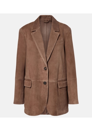 Brunello Cucinelli Suede blazer