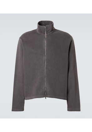 Our Legacy Shrunken cotton zip-up sweatshirt