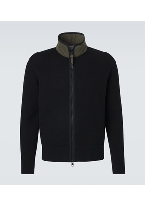 Moncler Archivio waffle-knit cotton jacket