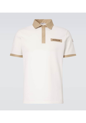 Moncler Logo cotton pique polo shirt
