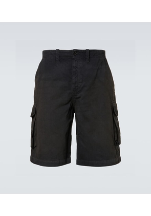 Our Legacy Mount herringbone cotton cargo shorts