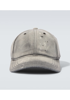 Our Legacy Distressed denim baseball cap