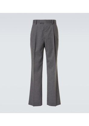 Auralee Cashmere poplin wide-leg pants