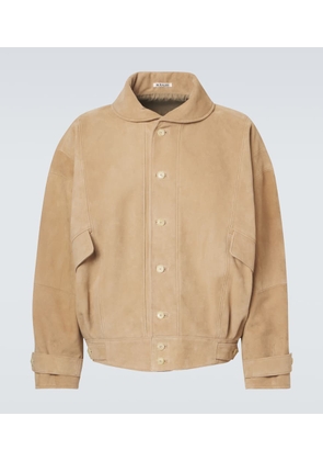 Auralee Suede blouson jacket