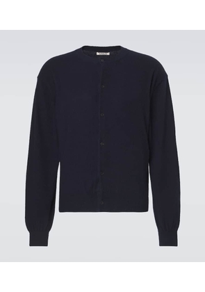 Auralee Cashmere and cotton cardigan