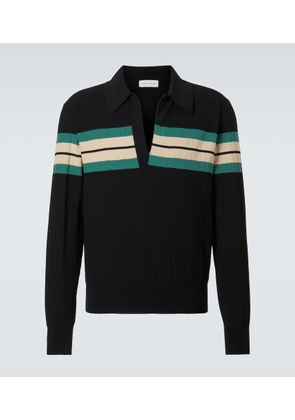 Dries Van Noten Striped polo sweater