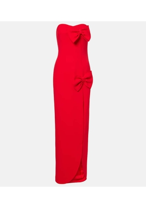 Alessandra Rich Bow-detail cady gown