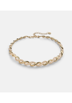 Shay Jewelry 18kt gold (750/1000) necklace with diamonds