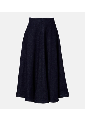 Altuzarra Varda denim midi skirt