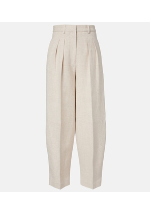 Altuzarra Dash cropped barrel-leg pants