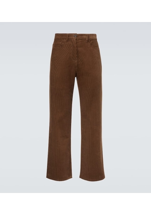 Miu Miu Cotton corduroy straight pants