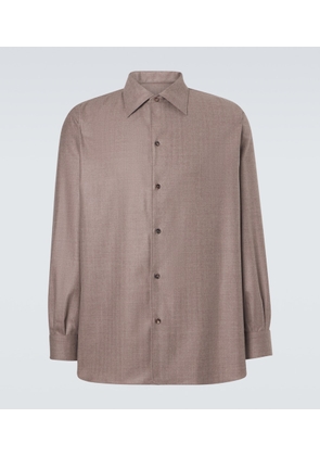 Loro Piana Franco virgin wool shirt