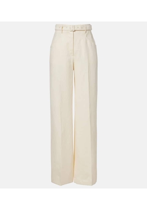 Gabriela Hearst Norman linen straight pants