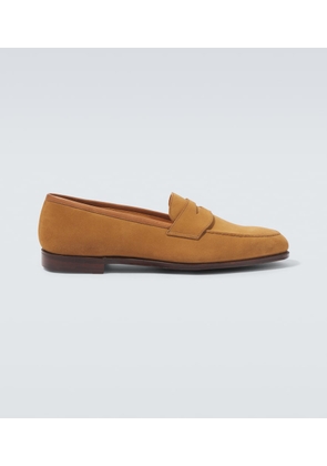 George Cleverley Bradley II suede loafers