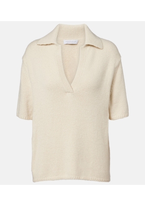 Gabriela Hearst Sohan cashmere polo shirt