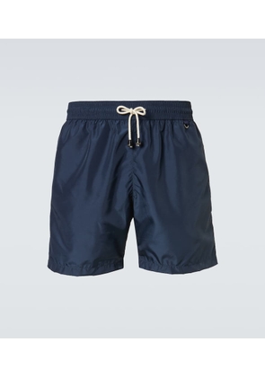 Rubinacci Satin swim trunks