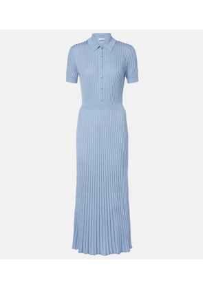 Gabriela Hearst Amor ribbed-knit silk and cashmere maxi dress