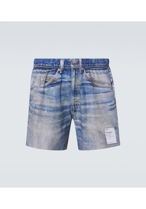 Satisfy PeaceShell 5' trompe l'oil shorts