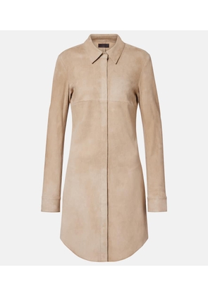Stouls Geraldine suede shirt dress