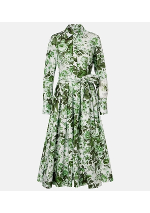 Erdem Floral cotton shirt dress