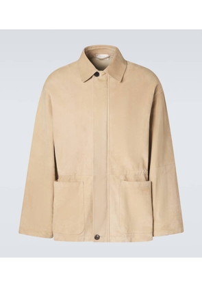 The Row Vilmo suede jacket