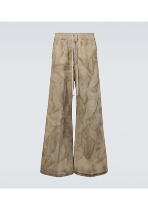 Rick Owens Bela printed cotton wide-leg pants