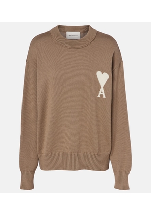 Ami Paris Ami De Cour wool and cotton sweater