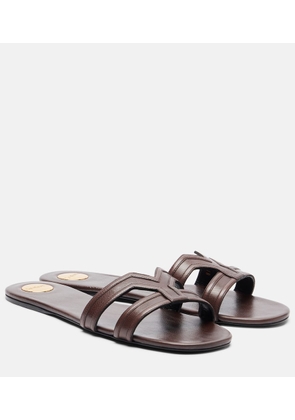 Saint Laurent Mabrouka leather sandals
