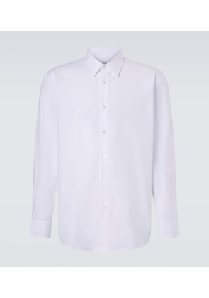 Saint Laurent Cassandre cotton-blend poplin shirt