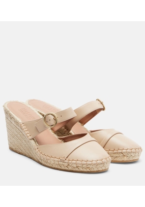 Malone Souliers Farah leather espadrille wedges
