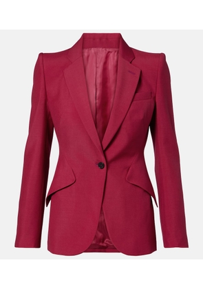 McQueen Wool and mohair blazer