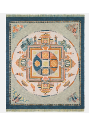 Etro Shanti embroidered cotton throw