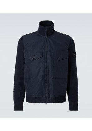 Stone Island Compass cotton bomber jacket