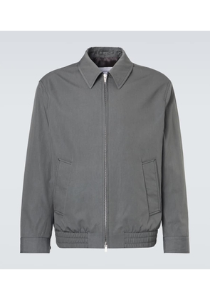 Lardini Cotton and silk blouson jacket