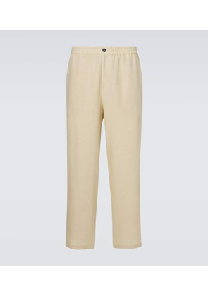 Le Kasha Linen straight pants