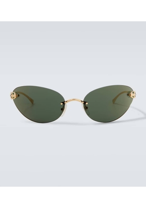 Cartier Eyewear Collection Panthere De Cartier cat-eye sunglasses